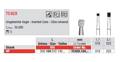 Fisurno svrdlo TC42X