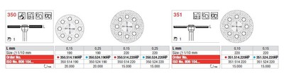Diamond disc SUPERFLEX 317,350,351
