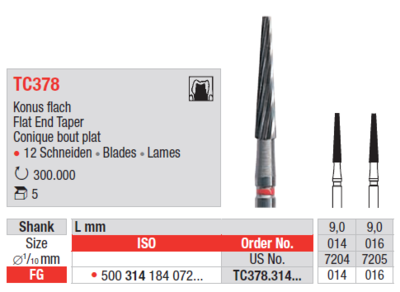 Karbidni finirer "TC378"