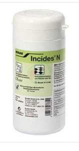 Incides N disinfectant can