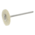 Щетка из козьей шерсти, белая, диаметр 17 мм