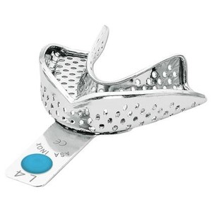 S.S. Impression Tray "PERMA-LOCK" perforated L4