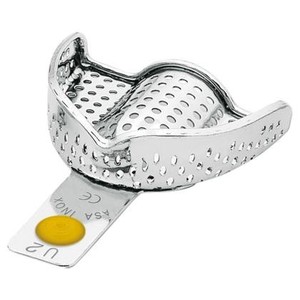 S.S. Impression Tray "PERMA-LOCK" perforated U2