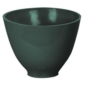 Green mixing bowls for plaster/alginate diam.cm.16