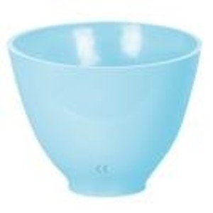 Blue mixing bowls for plaster/alginate diam.cm.16