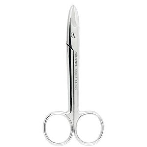 Crown Scissors - STRAIGHT NOTCHED EDGES CM.10.5