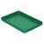 Aluminium green perforated Tray MM.284X183X17