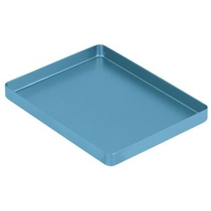 Aluminium light blue Tray MM.142X183X11
