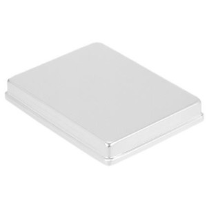 Aluminium Tray silver Lid MM.144X187X29