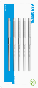 Handles for mouth mirrors set