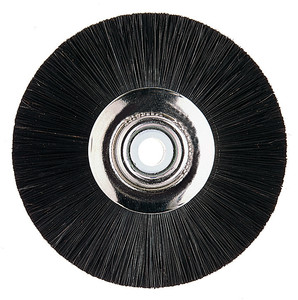 Black, dia. 48mm, horse hair, hard