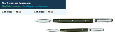 Wax knife Lessman 17cm