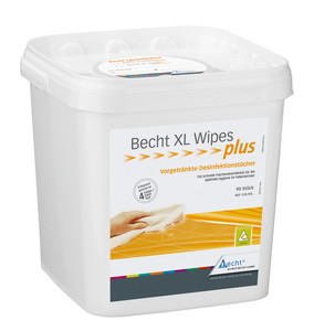 Dispenser bucket for XL wipes with alcohol