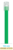 Saliva ejector green 150mm