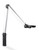 Support arm, stand with universal clamp