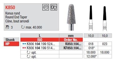 L: 10,0mm, Promjer: 018mm