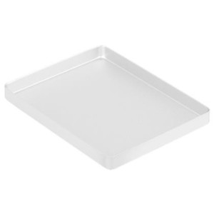 Aluminium silver Tray MM.142X183X17