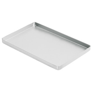 Alu pladenj za instrumente srebrn 284X183X17 mm