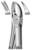 fig.90, English pattern, upper molars, left