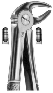 fif.13, English pattern, with nonslip jaws, lower premolars