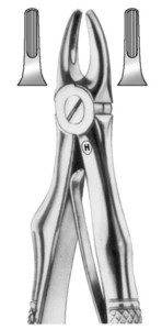 Klein, fig.1, otroške, z vzmetjo, zgornji incizivi