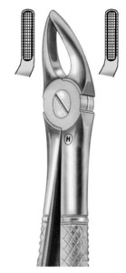 fig.7, English pattern, with non-slip hold, upper biscuspids, either side