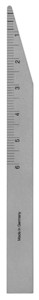 110 mm / 4-5/16 inch, stainless, sterilizable Measuring range: 0-60 mm