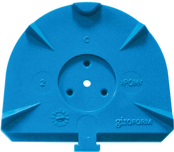 Giroform plate Classic L blue   